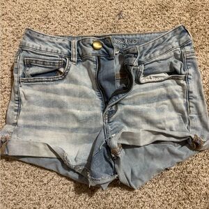 American Eagle Outfitters Light Blue Jean Shorts